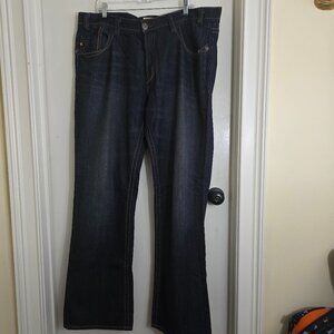 MEK Denim Men’s Moscow Slim Boot Jeans Dark Wash Size 40x34